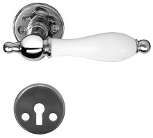 Dørgreb indvendig blank hvidt greb